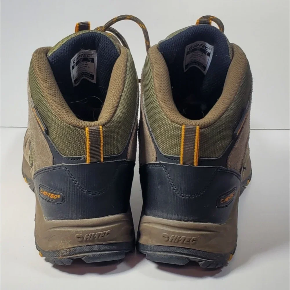 HI-TEC Hiking Boots Men's Size 10 M Lace Up Suede and Mesh